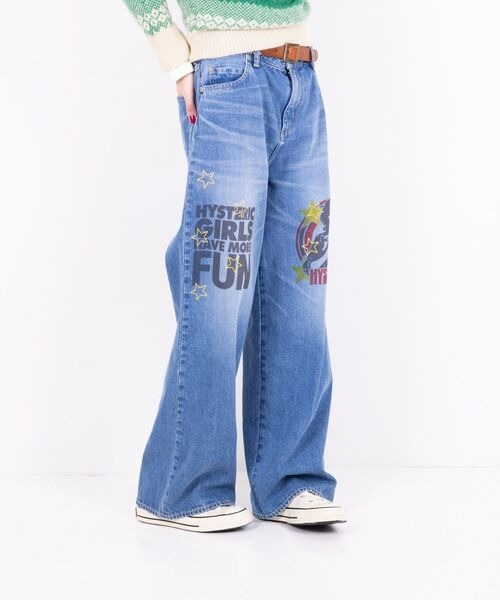 HYSTERIC GLAMOUR   - WOMAN BANANA Wide Denim Pants