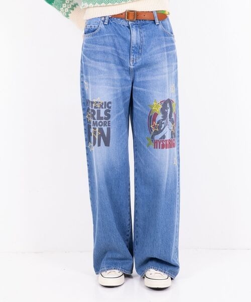 HYSTERIC GLAMOUR   - WOMAN BANANA Wide Denim Pants