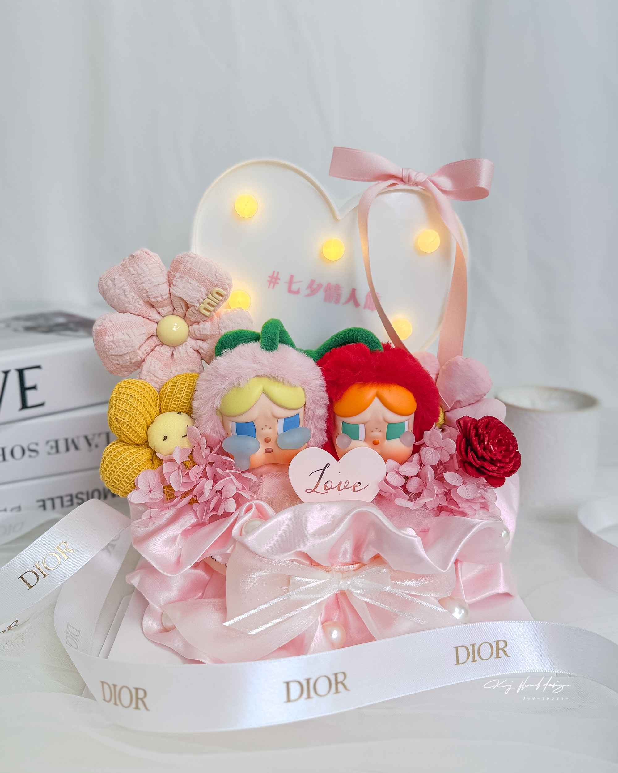 CRYBABY櫻桃布藝花禮盒|限定門市自取