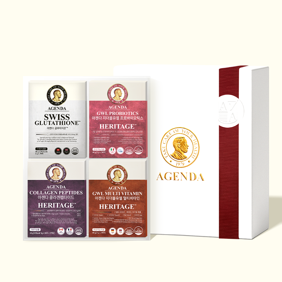 【全面煥妍 四入燙金禮盒】穀胱甘肽+膠原蛋白+女性益生菌+女性維他命