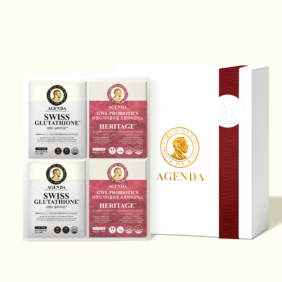 【柔光潤妍 四入燙金禮盒】 穀胱甘肽+私密益生菌