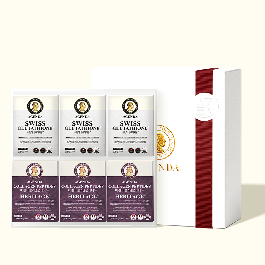 【透亮彈潤 六入燙金禮盒】膠原蛋白+穀胱甘肽