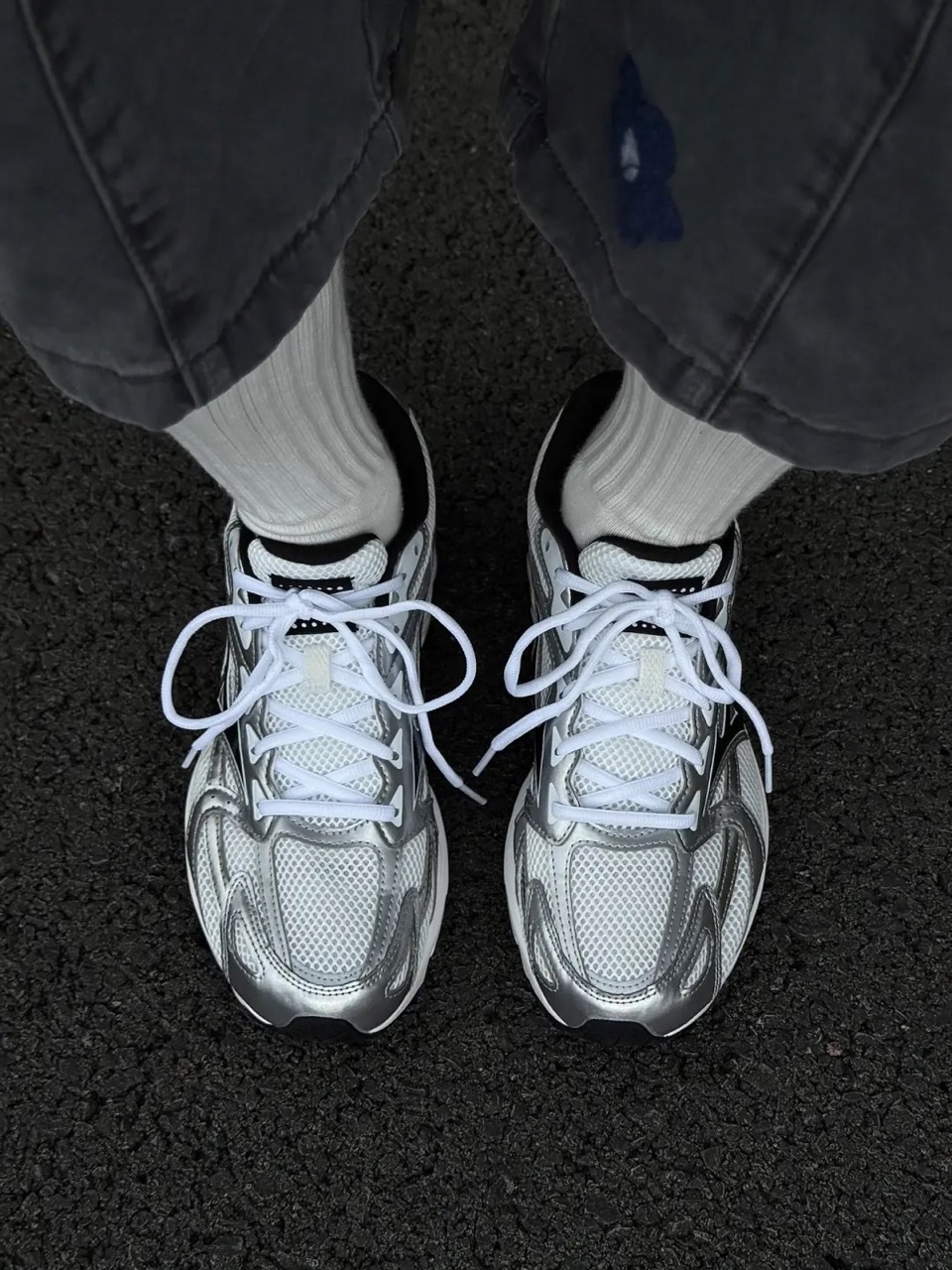 MIZUNO SPARK CN 白黑銀 灰銀 白黑 復古 男女鞋 D1GH242804 / 預購