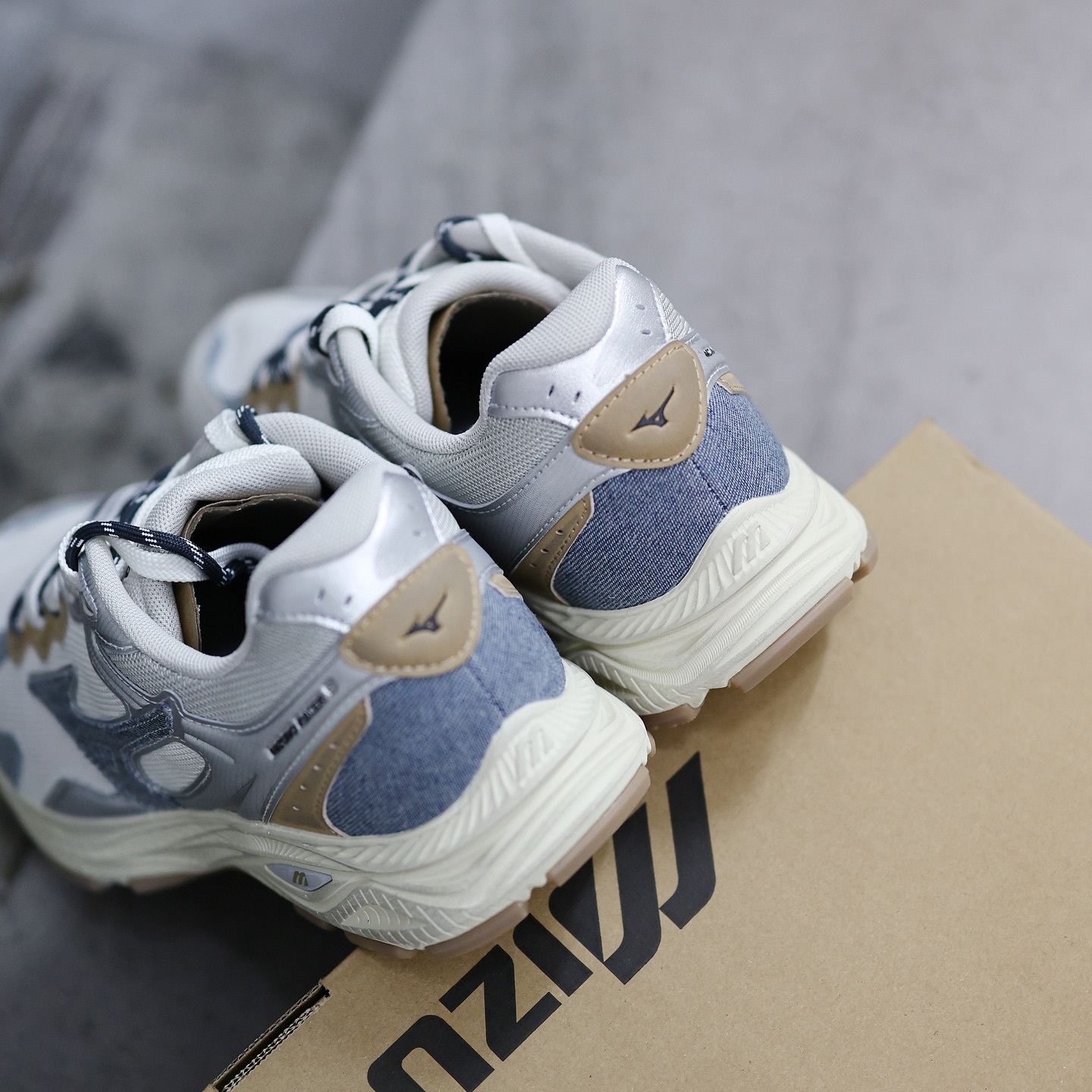 Mizuno Racer S Vintage Denim 丹寧牛仔拼接 D1GH253501