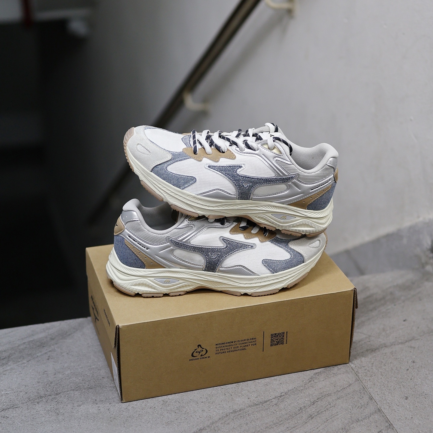 Mizuno Racer S Vintage Denim 丹寧牛仔拼接 D1GH253501
