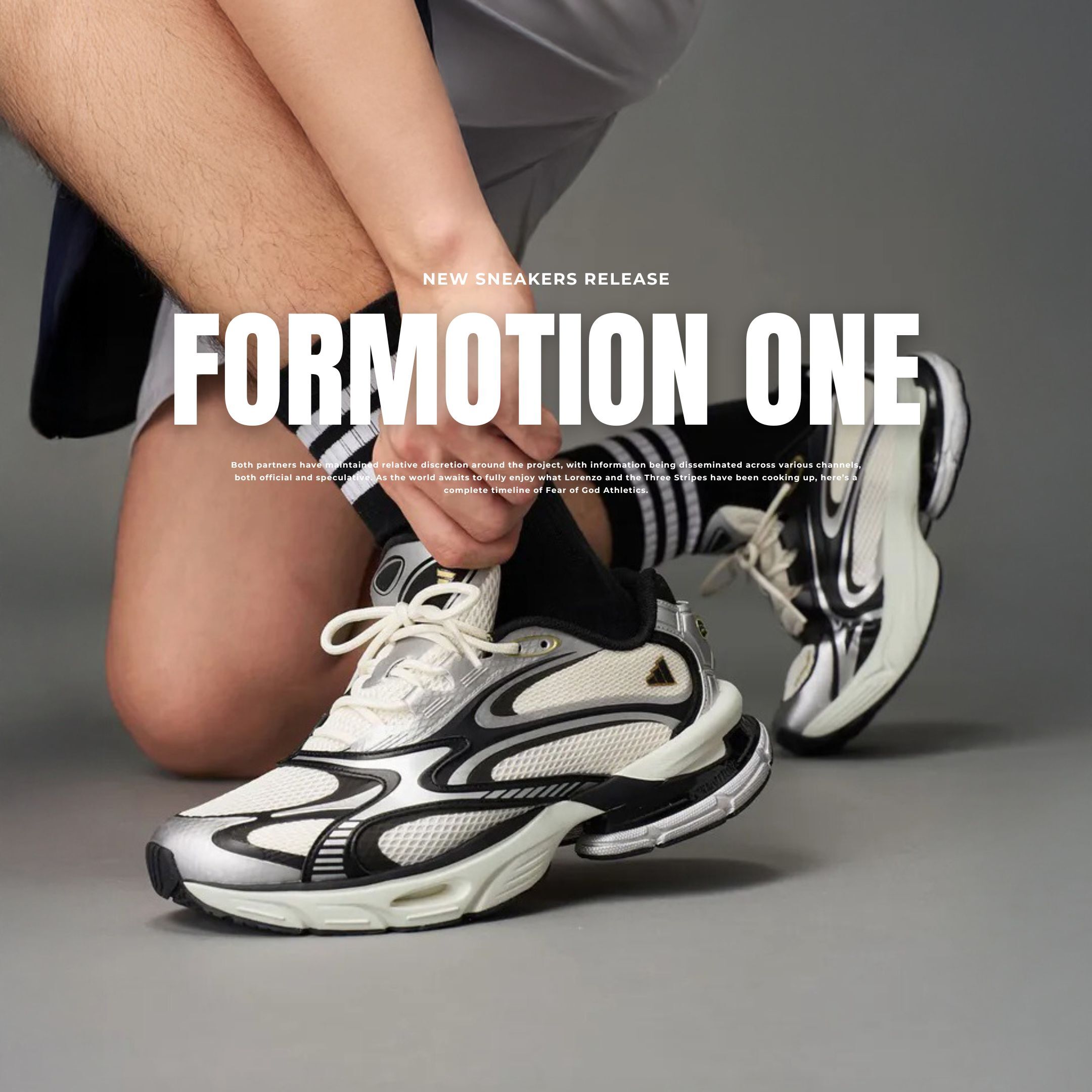 NICEDAY 代購 Adidas Formotion one 白銀 銀 銀黑 網眼 復古 流線 科技感 JQ9349