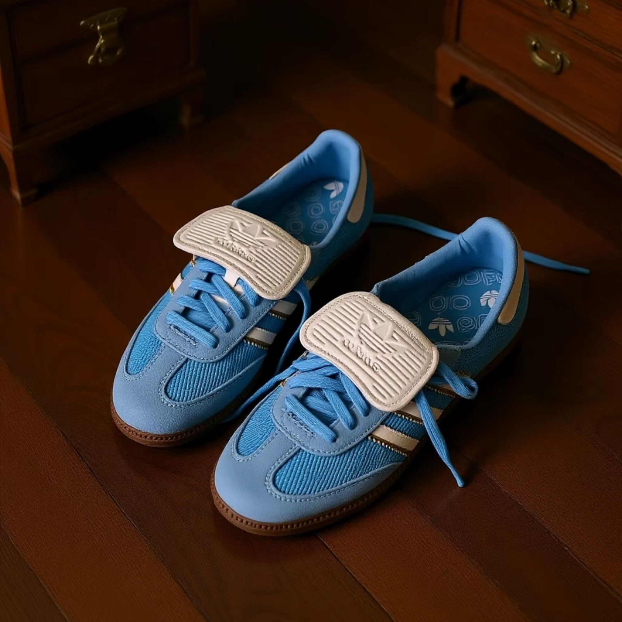 NICEDAY 代購 Adidas Samba OG 天空藍 寶寶藍 水藍 麂皮 藍 藍白 旛蓋 男女鞋 IE9170