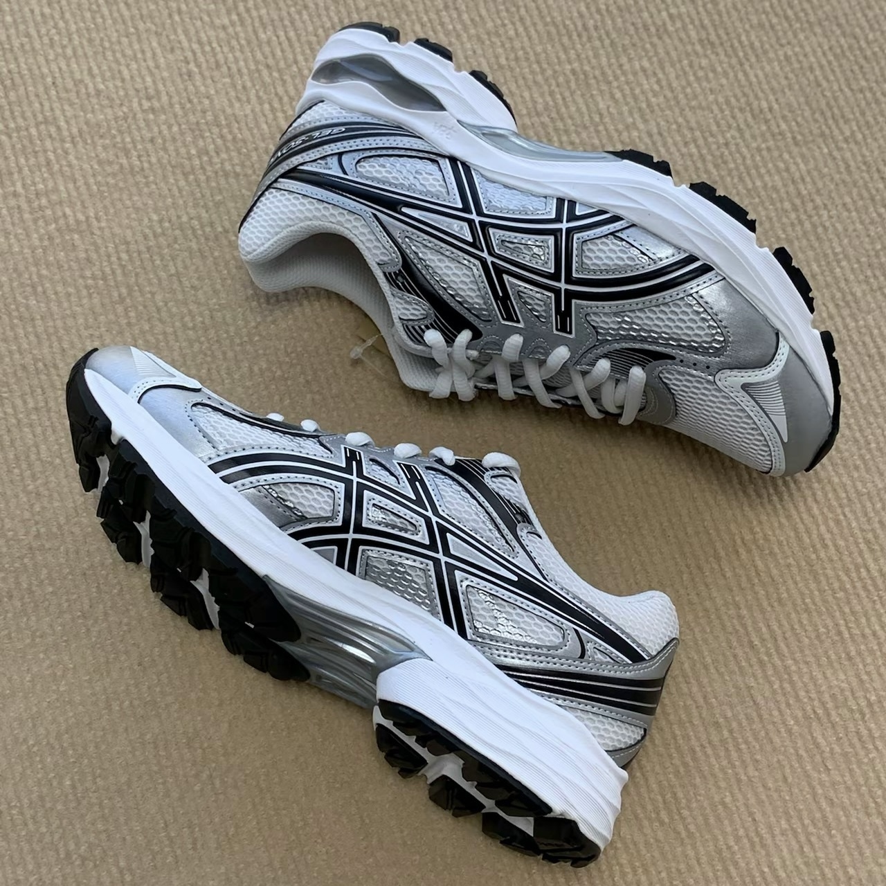 ASICS GT-2160 白黑銀 網布 復古 休閒 運動鞋 1203A796-100