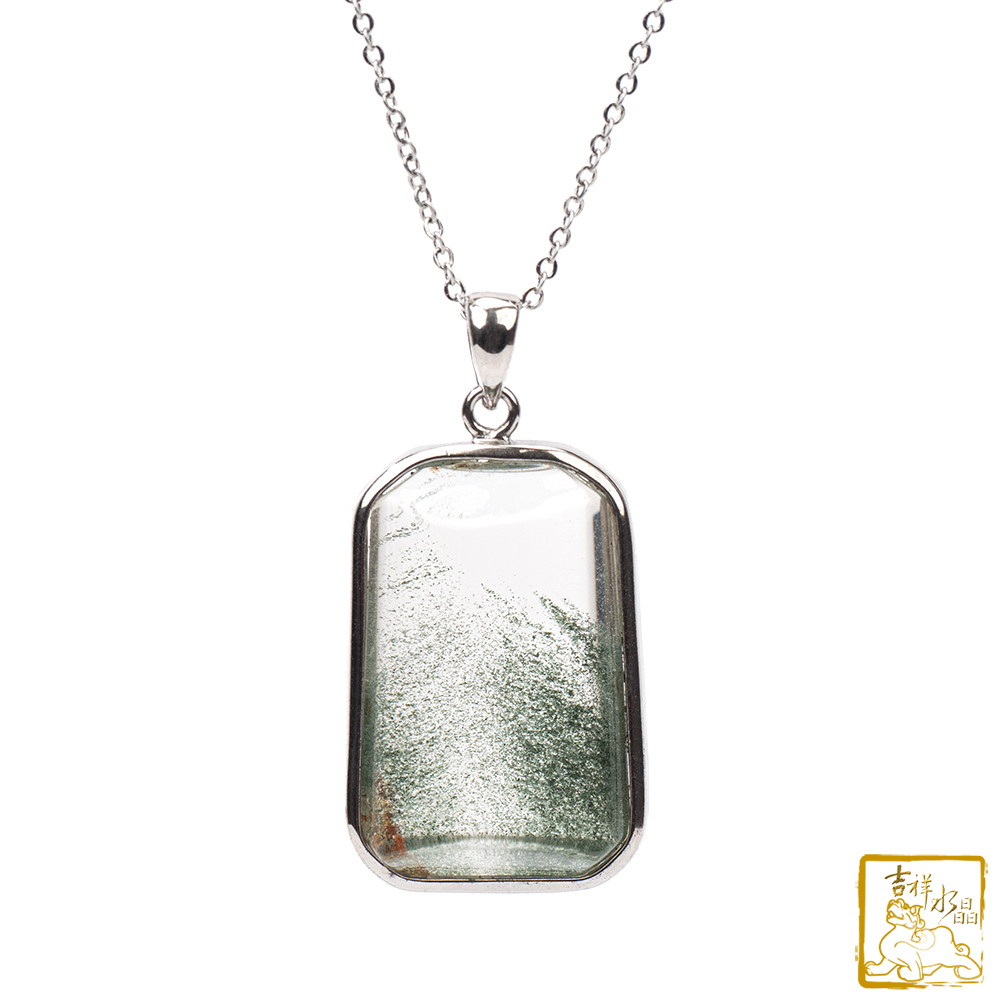 綠幽靈無事牌墜 9.3g 旺事業運