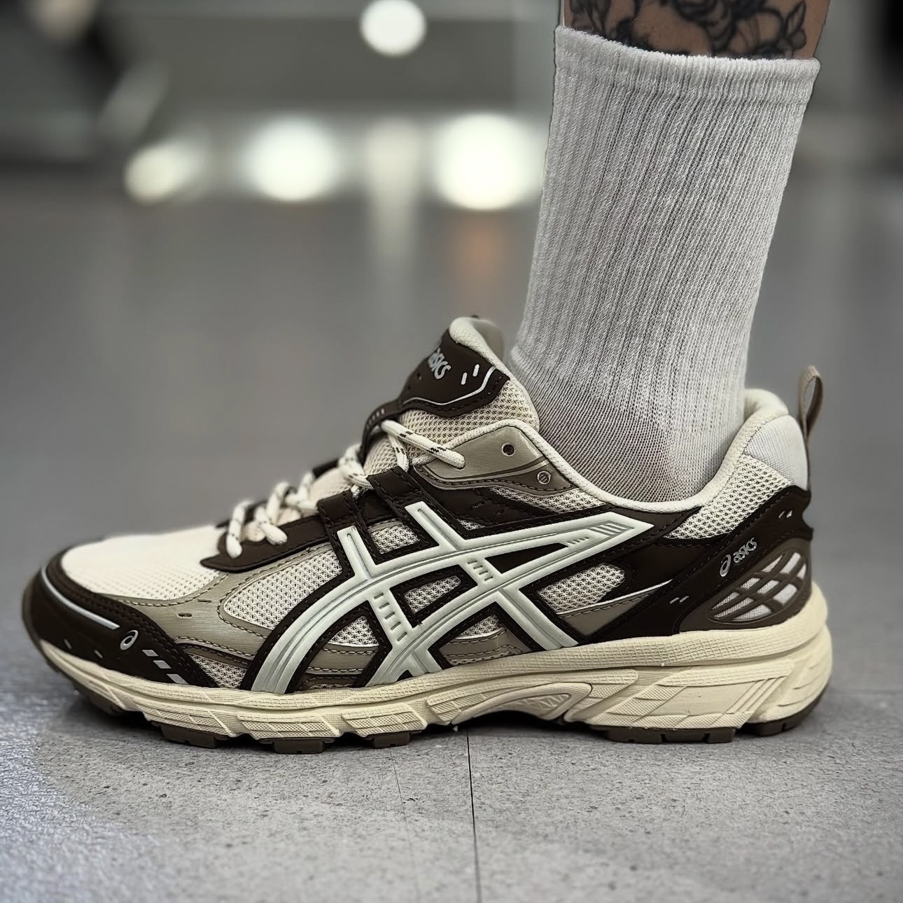 ASICS GEL-NUNOBIKI 咖啡奶油 深咖 深棕 復古 休閒 運動 1203A536-106