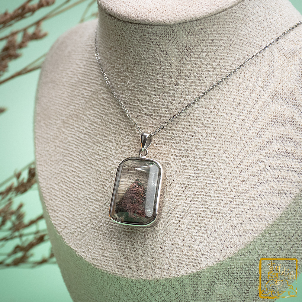 綠幽靈無事牌墜 10g 旺事業運