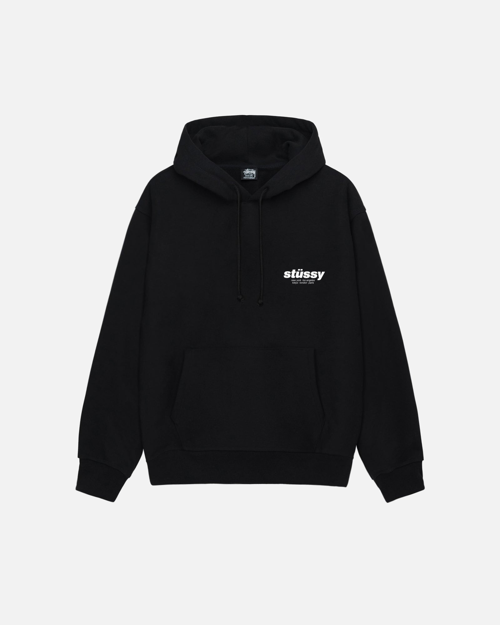 預訂 STUSSY ROLLERS HOODIE ASH BLACK