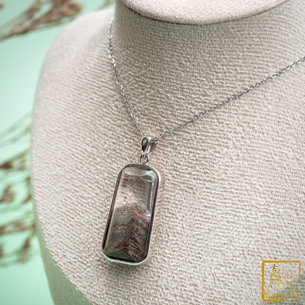 綠幽靈無事牌墜 9.4g 健康開朗