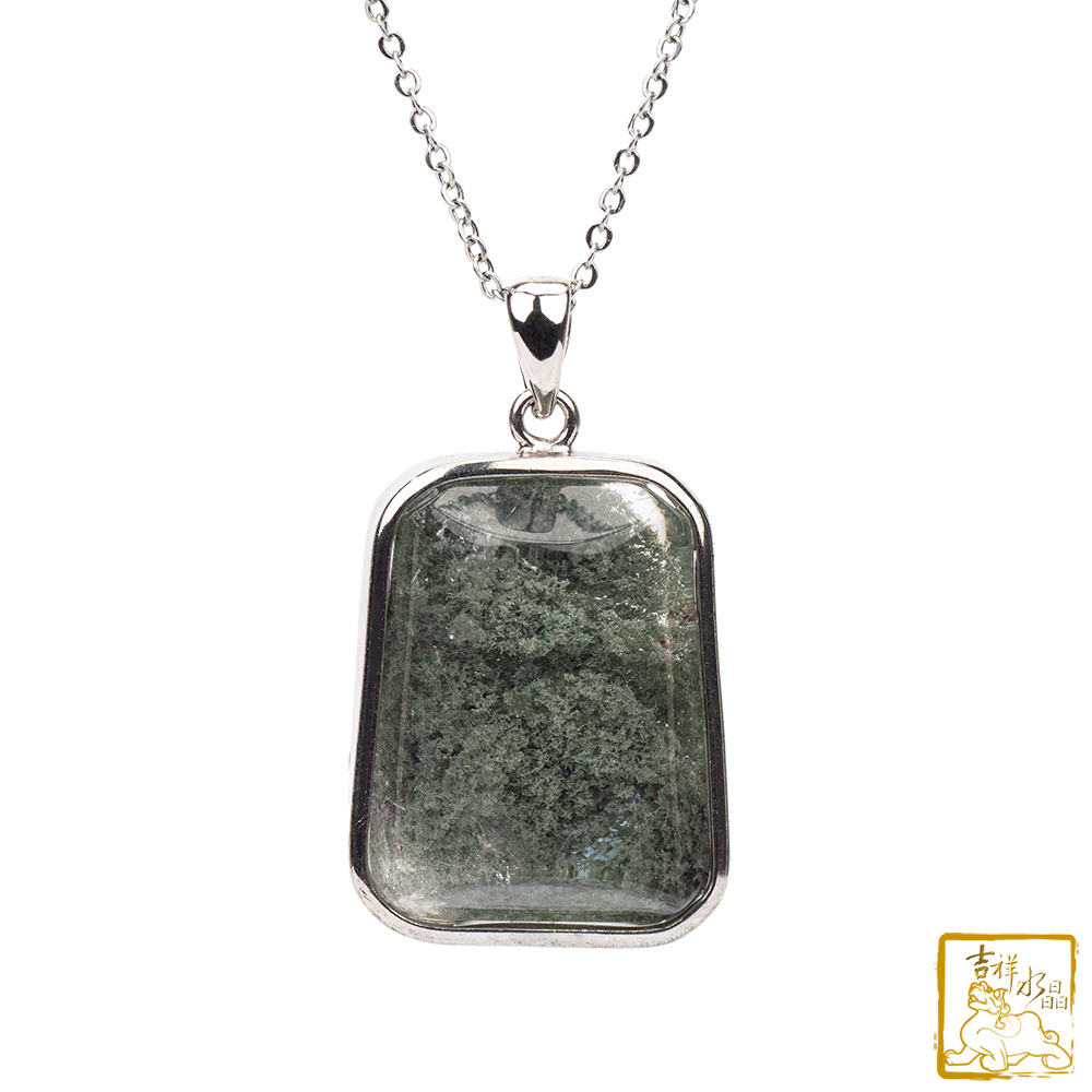 綠幽靈無事牌墜 8.6g 健康開朗