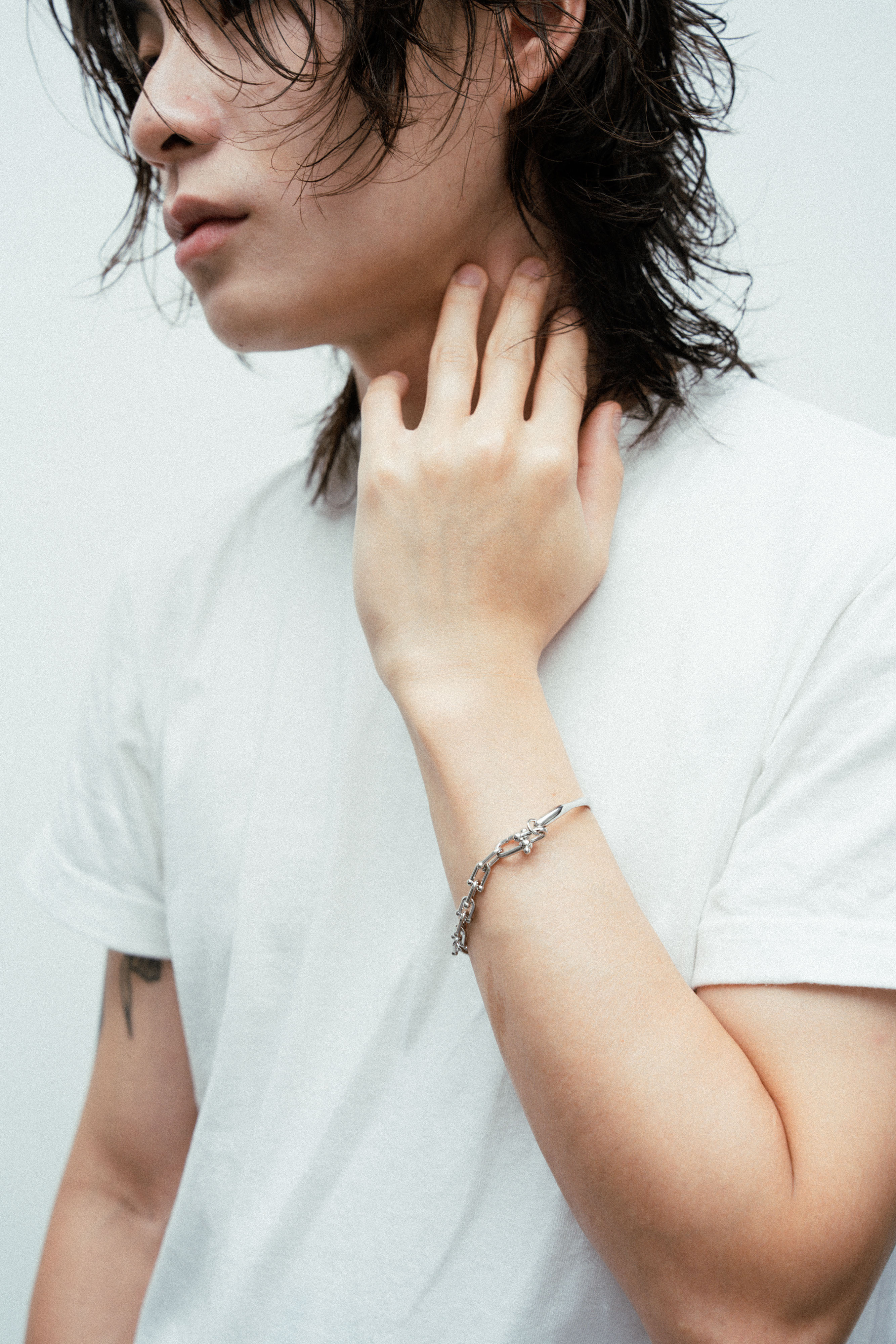 【BLUZ】馬蹄扣半月手鐲