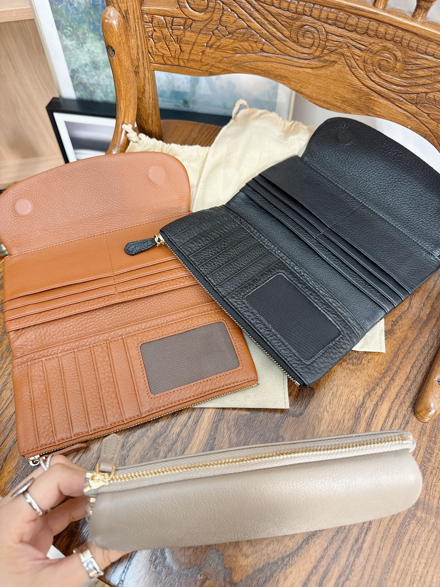 高級真皮多格數 超實用長銀包