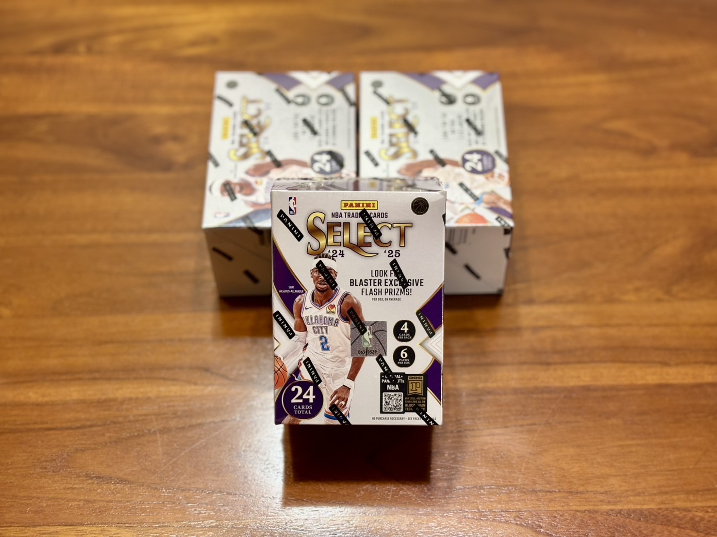 Panini 2024-2025 NBA Select Basketball Cards Blaster Box 球員卡 卡盒