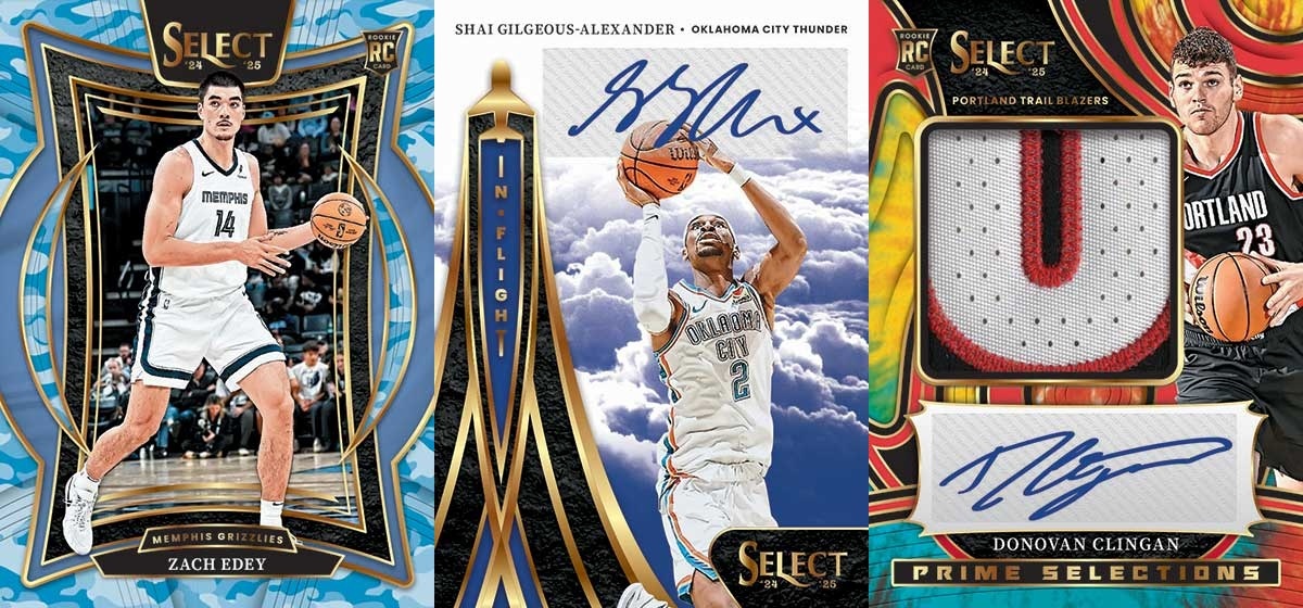 Panini 2024-2025 NBA Select Basketball Cards Blaster Box 球員卡 卡盒
