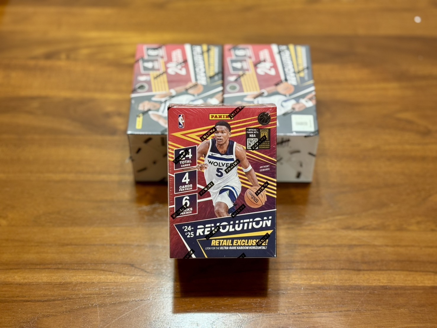 Panini 2024-2025 NBA Revolution Basketball Cards Blaster Box 球員卡 卡盒