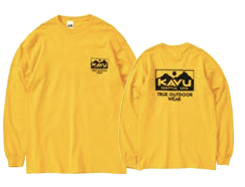 KAVU 日版 True Logo LS Tee #19821937 ( 046 Gold )