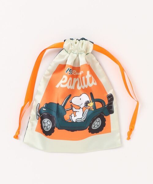 JP Snoopy 超靚料索袋 軍線米白 9061 TK250729