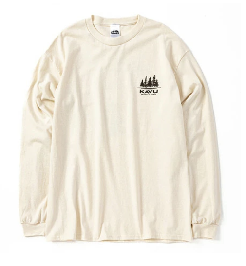 KAVU 日版 Coffee LS Tee #19821939 ( 017 Natural )