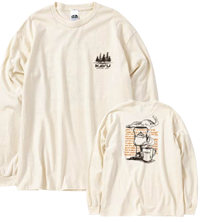 KAVU 日版 Coffee LS Tee #19821939 ( 017 Natural )