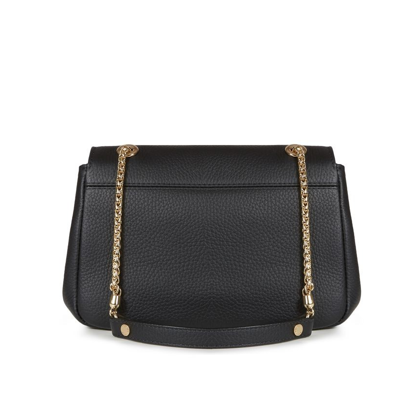 1SA0730-010 STRATHBERRY East/West Mini Soft Grain Leather - Black #20241-125-515-100 (B-BO-E)