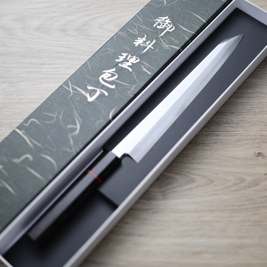 中川打刃物  切付柳刃 240mm VG10 鏡面