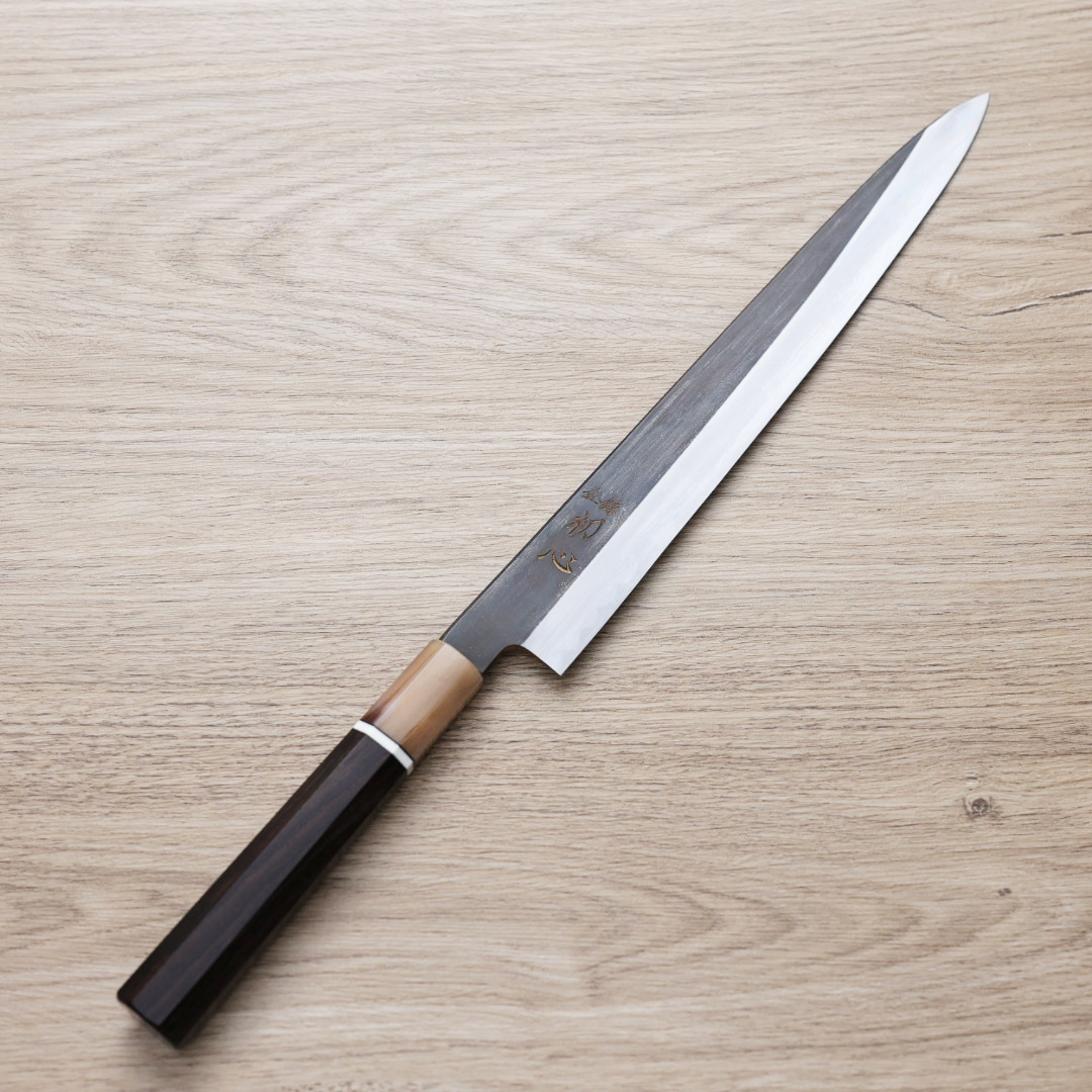 中川打刃物 初心 筋引 270mm 青紙一號鋼 黑打