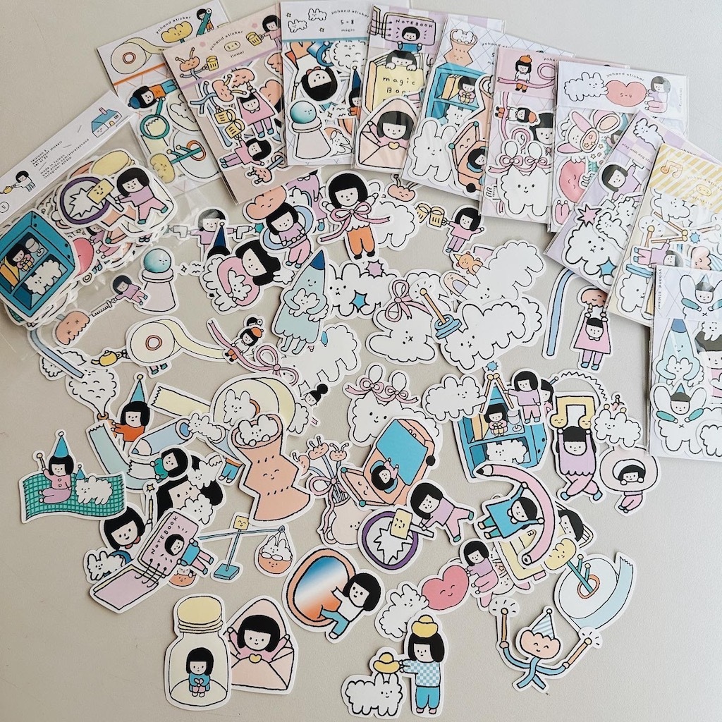 右手超人 大全套 50入防水貼紙 5代