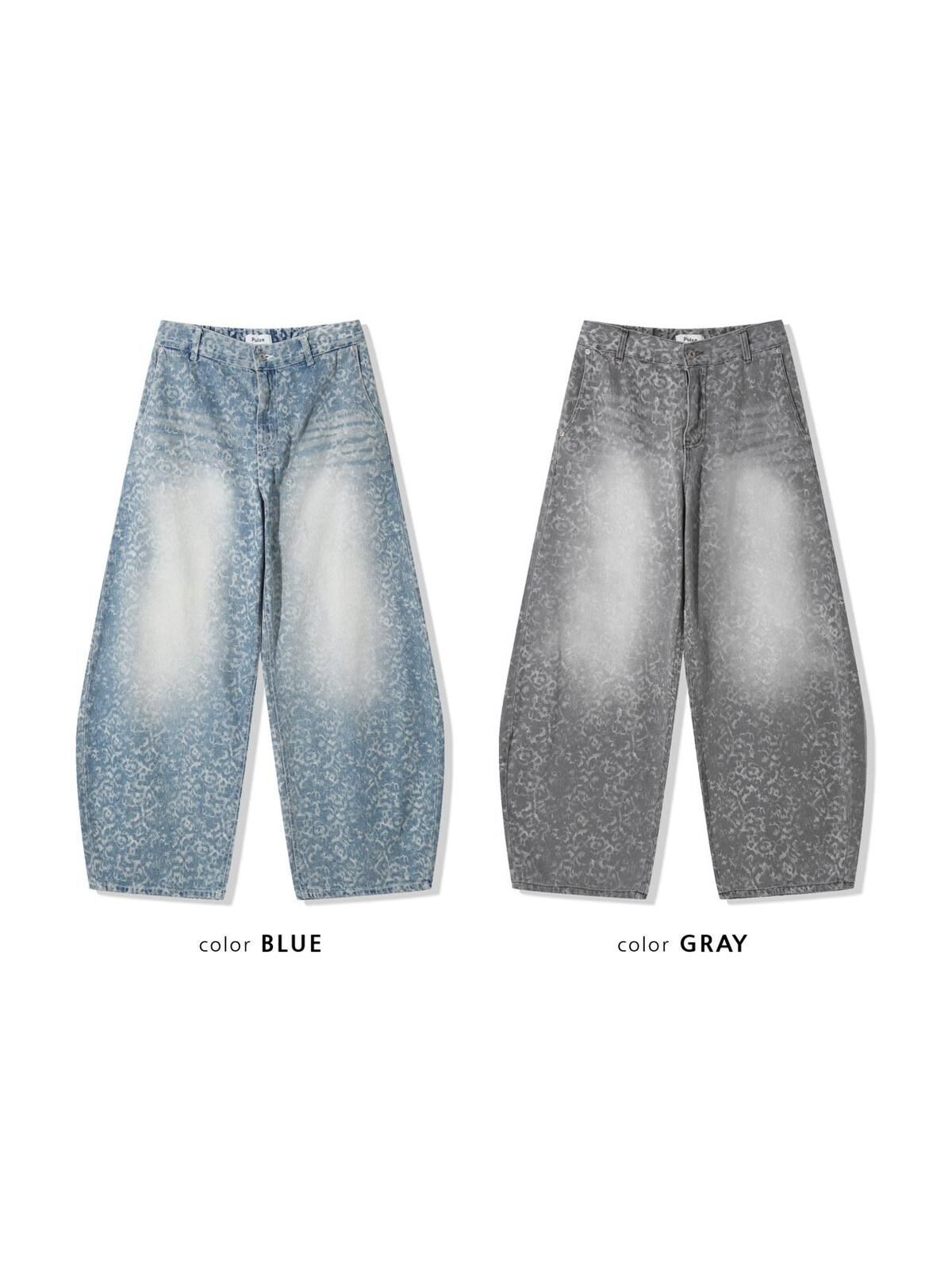 牛仔亂紋彎刀褲 PULSE-158J
