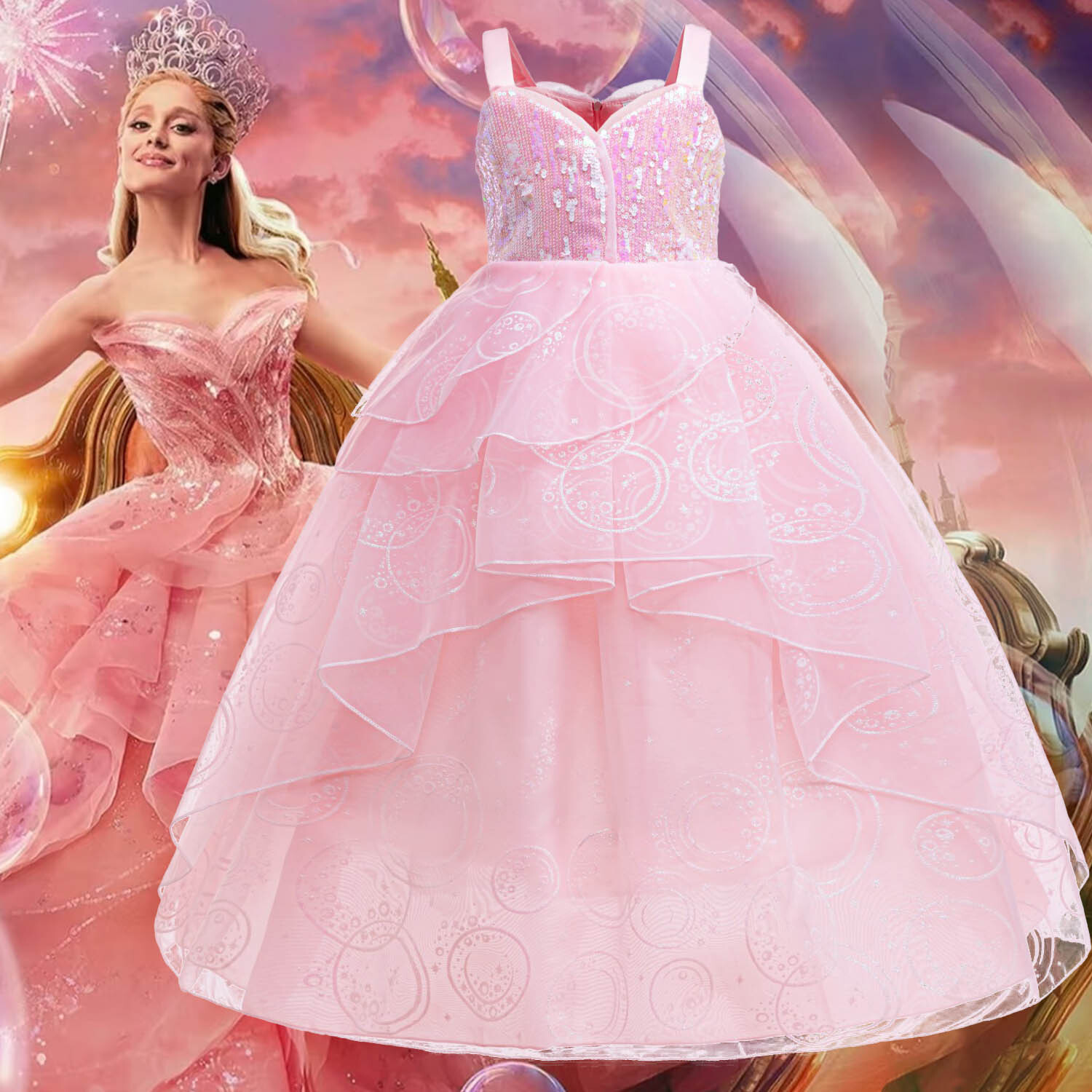 萬聖節 魔法壞女巫同款禮服 110-160cm #NN60