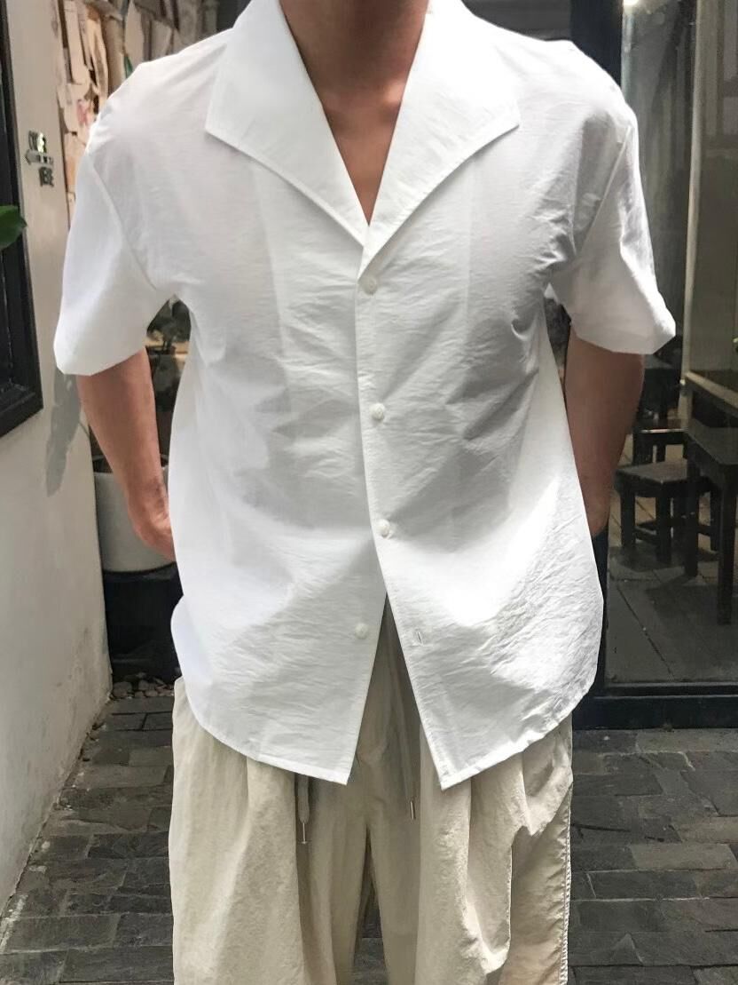 淨色短袖恤衫 ENOC-037S