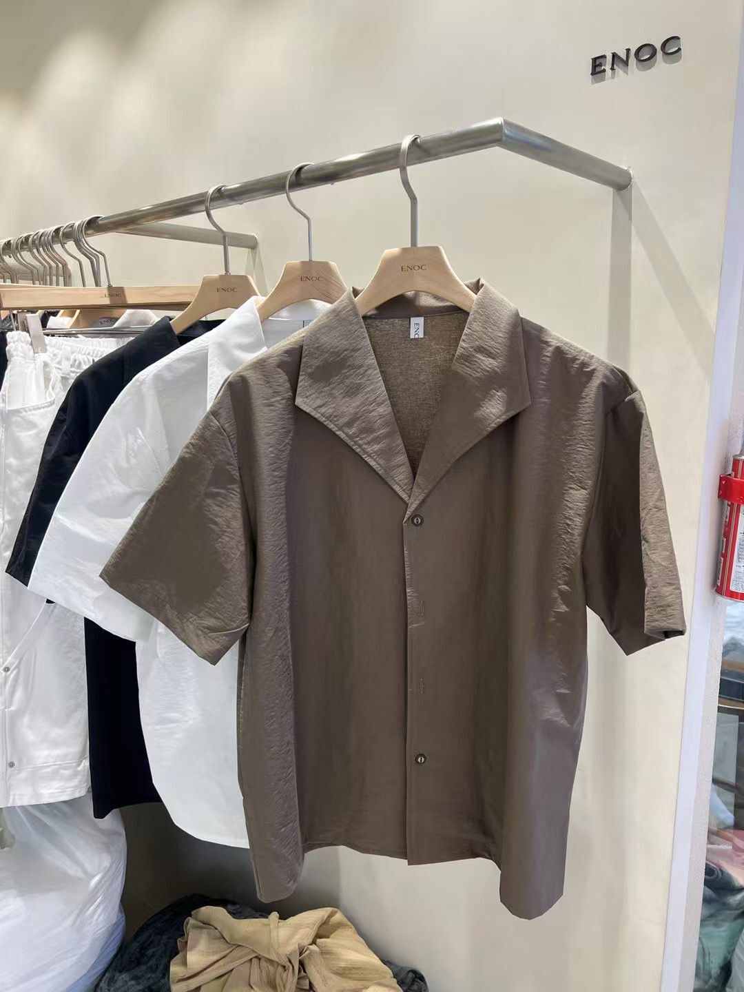 淨色短袖恤衫 ENOC-037S
