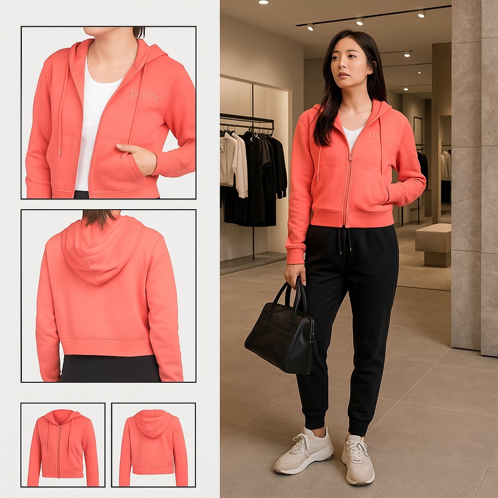 【預購】DKNY SPORT Varsity Embroidered Logo G072906 女裝外套