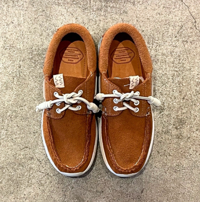 LAST PCS: VISVIM HOCKNEY-FOLK *Finnish buckskin - LT.BROWN SIZE 8.5 PRE ORDER ITEM (預訂中)
