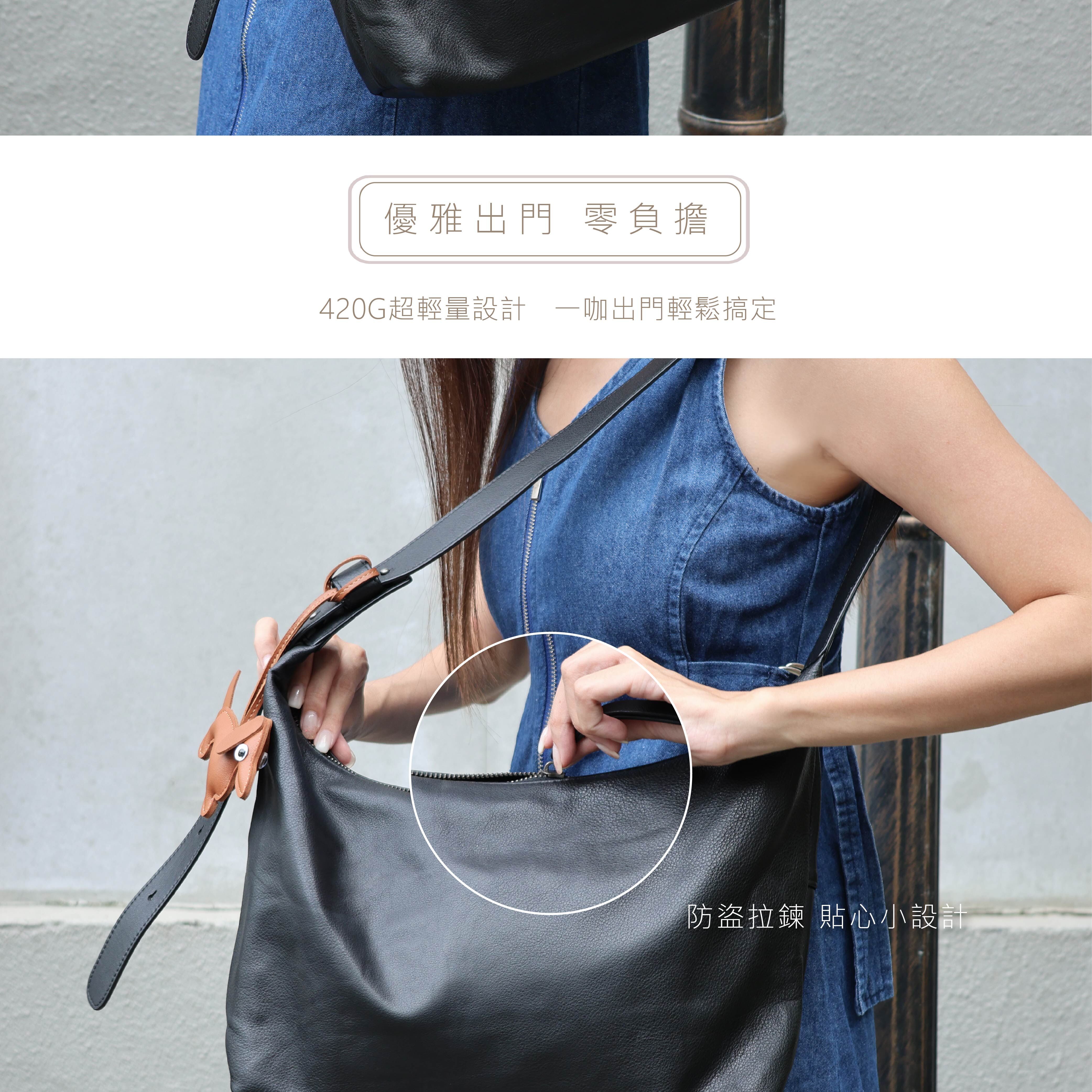 可手提的真皮托特包,通勤、上課皆適合,風格百搭