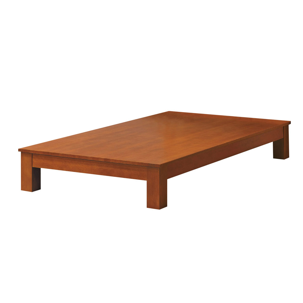 奧納斯3.5尺單人柚木色實木床底(不含床頭片)