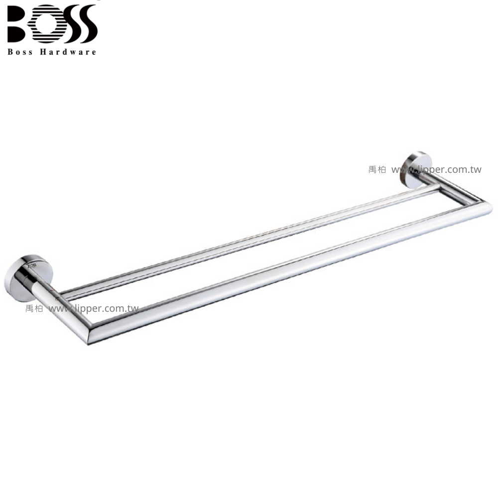 BOSS 不銹鋼雙桿毛巾架 60cm 23008
