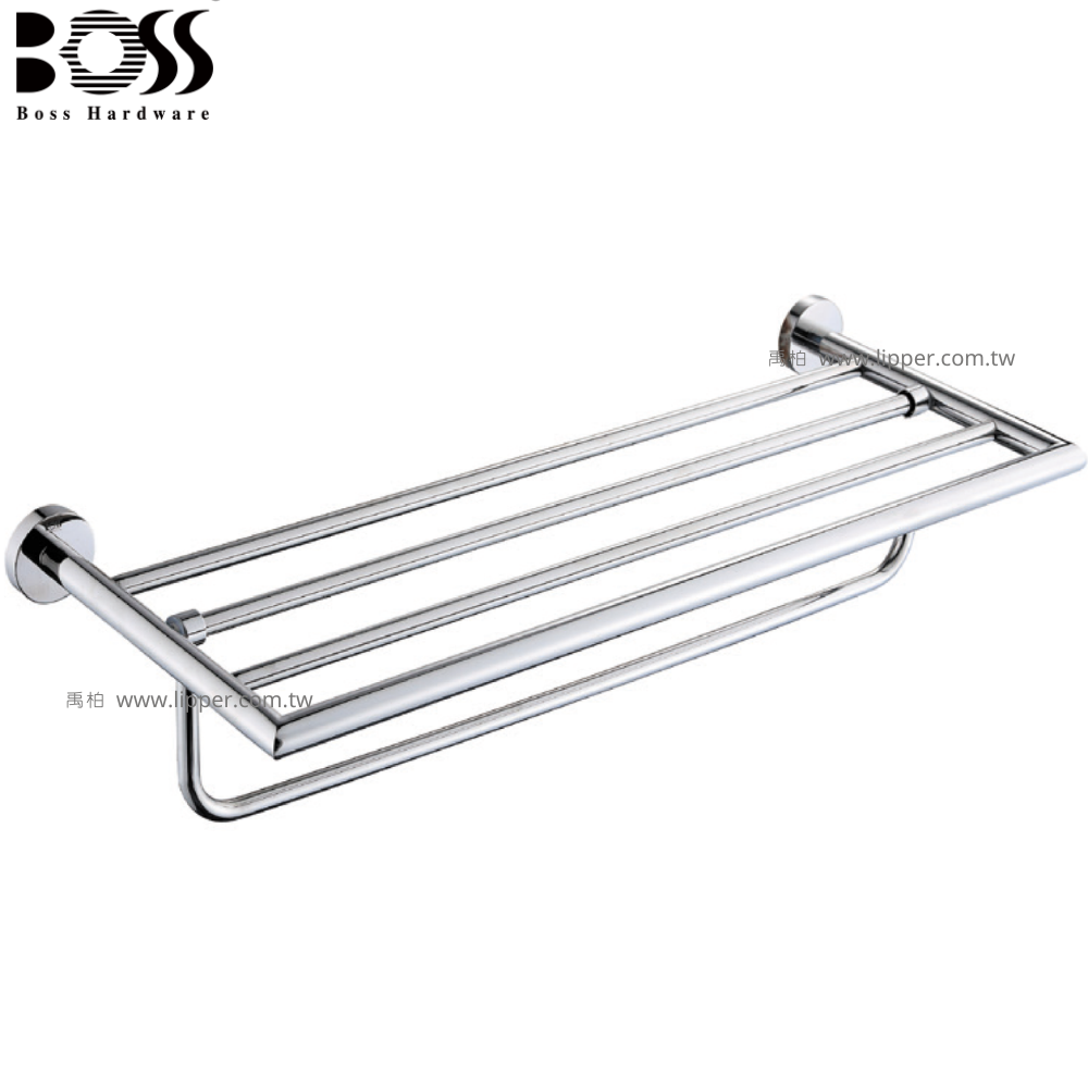 BOSS 不銹鋼雙層毛巾架 60cm 23010