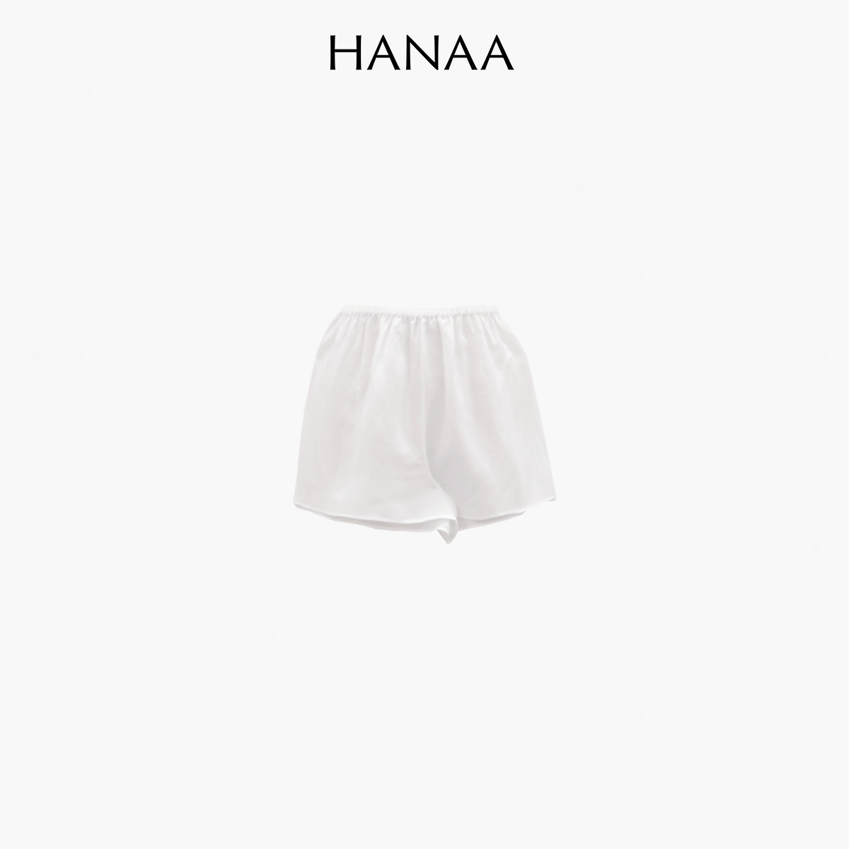 HANAA 新款天絲苎麻一片式系帶半裙（含內搭短褲）