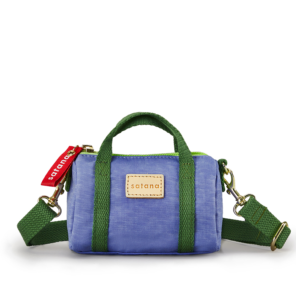 Guru 迷你波士頓包-長春花藍