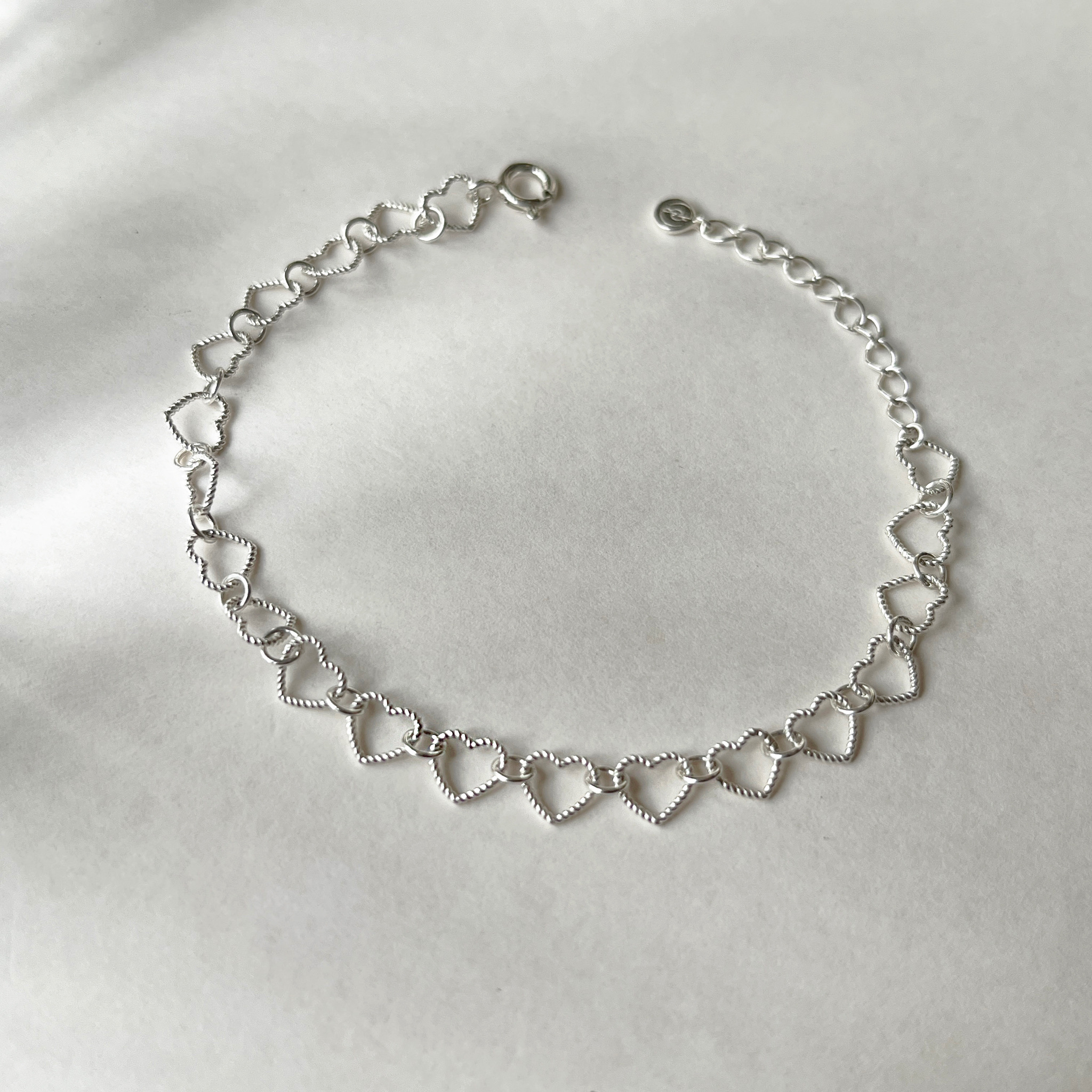 Twist heart link 手鍊