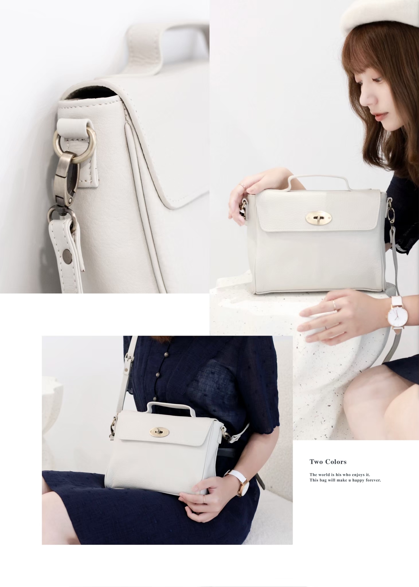 皮革本身耐磨耐刮，日常使用不怕刮傷