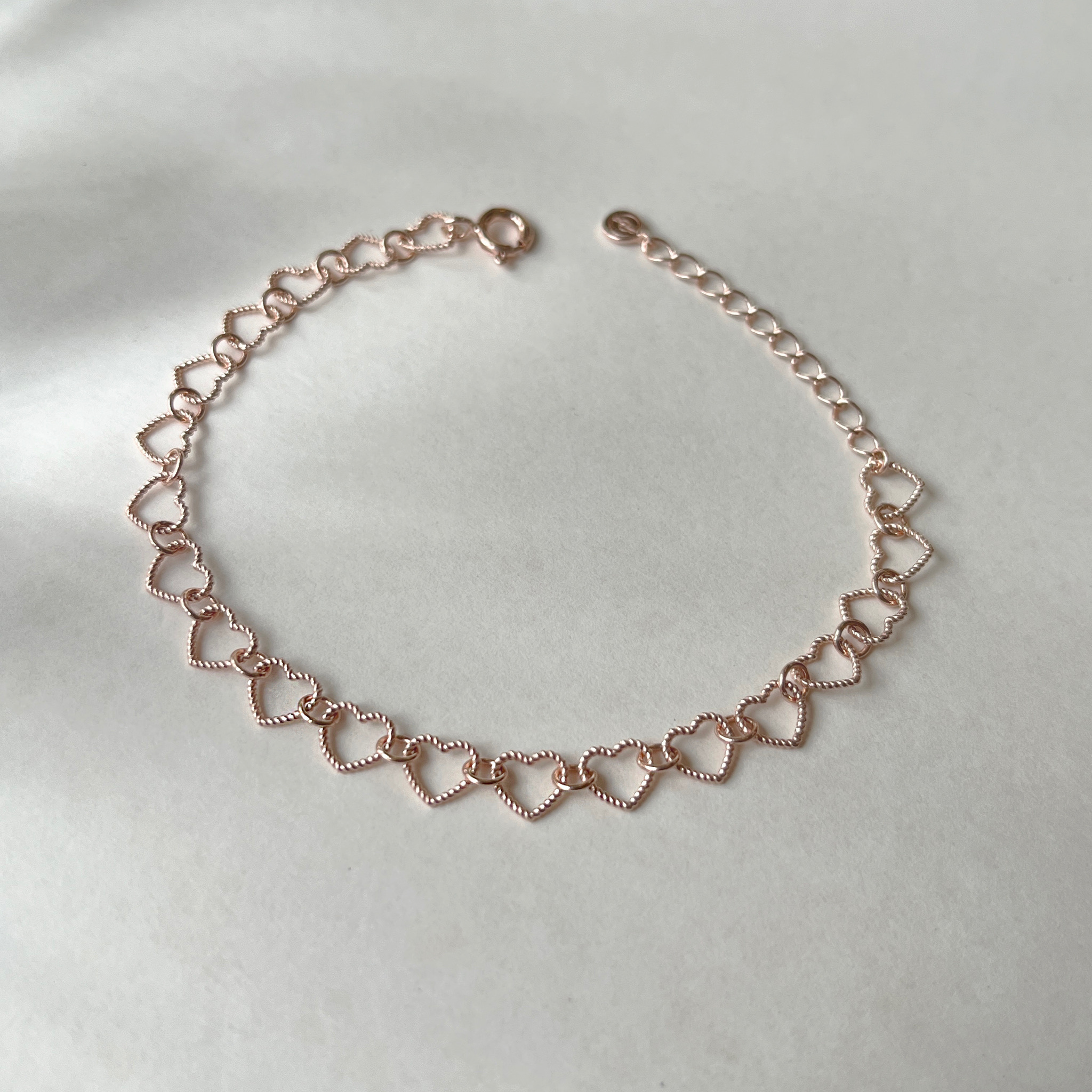 Twist heart link 手鍊