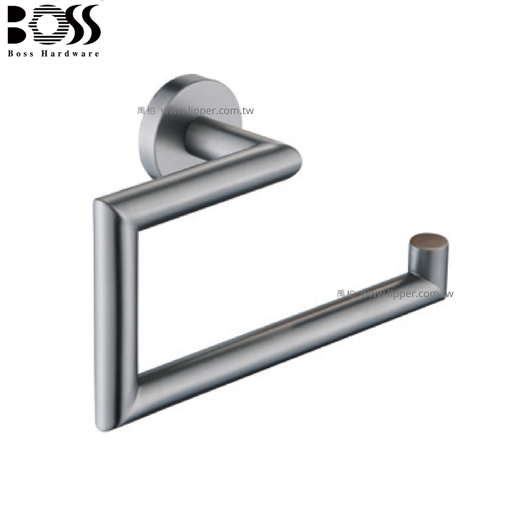BOSS 不銹鋼毛巾環 (槍灰色) 24002