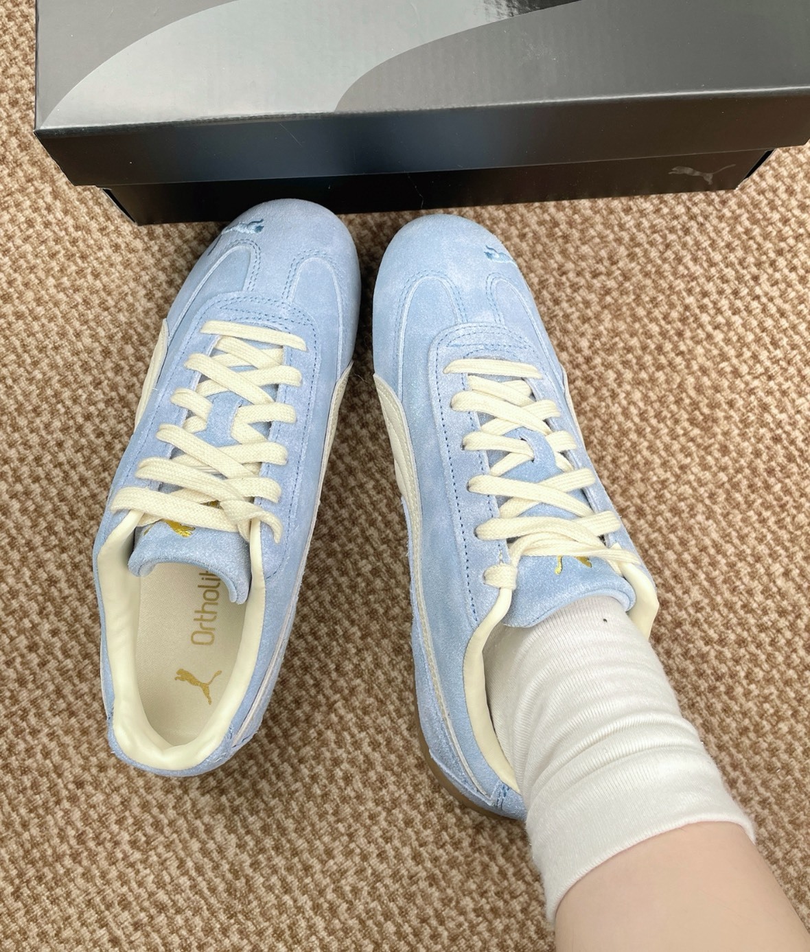 🏁 PUMA 彪馬 Speedcat Faded 薄底扎染德訓鞋 💙 藍色 男女同款 生活休閒百搭鞋 July30