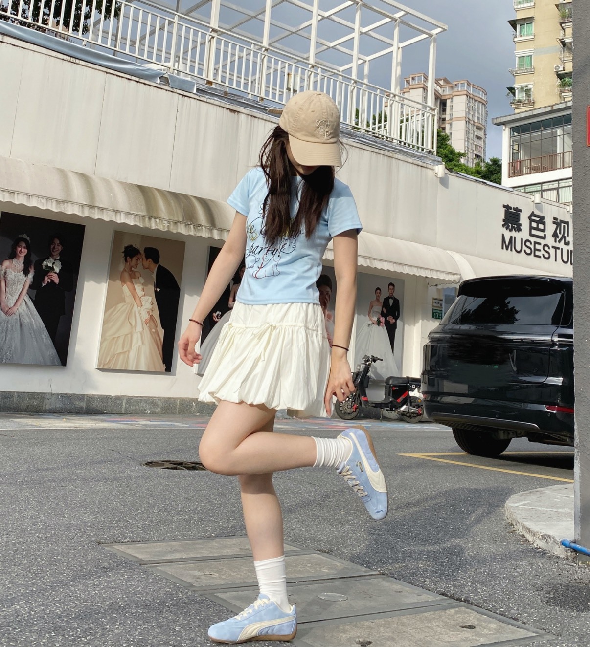 🏁 PUMA 彪馬 Speedcat Faded 薄底扎染德訓鞋 💙 藍色 男女同款 生活休閒百搭鞋 July30