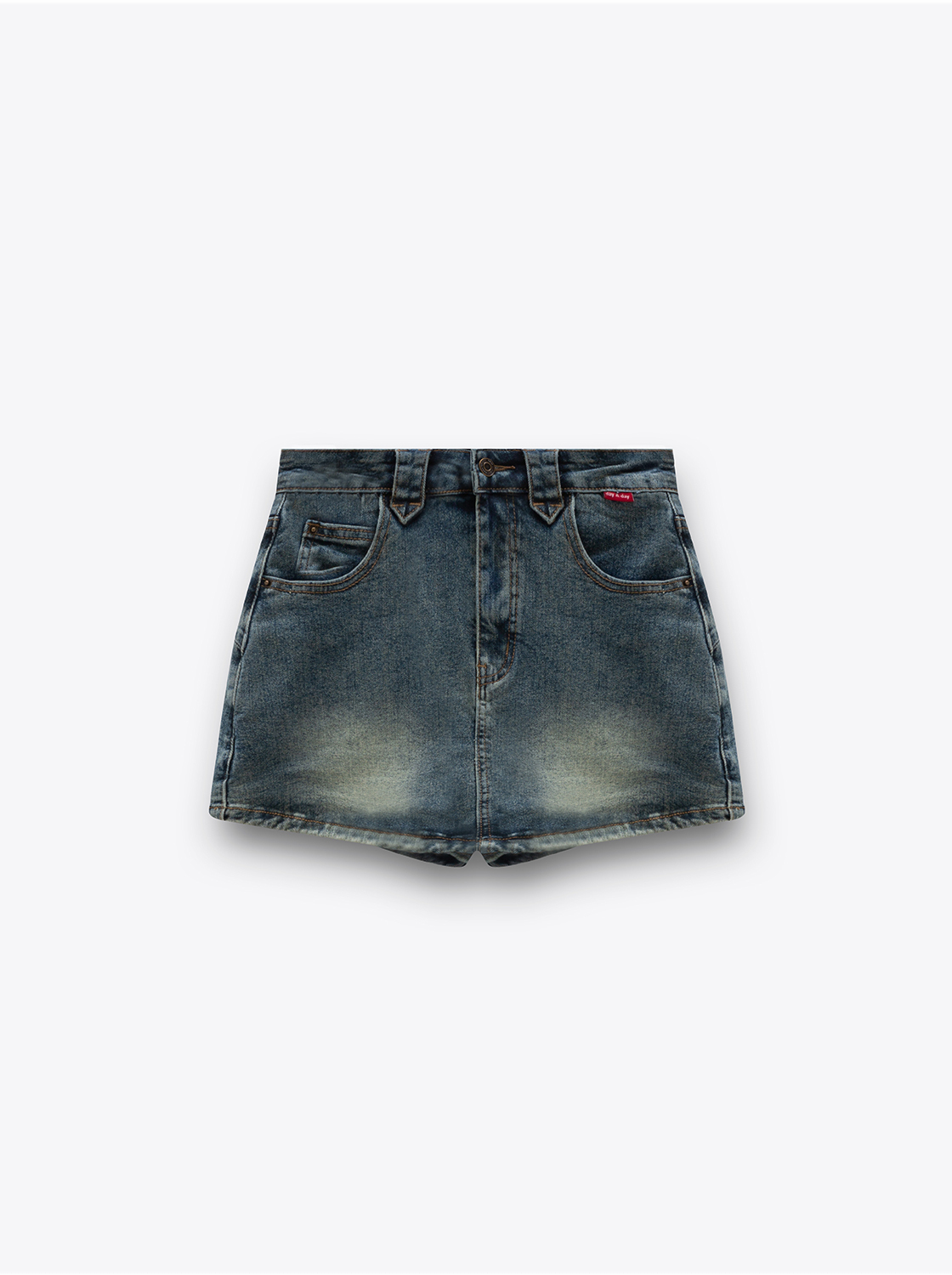 超彈力翹臀牛仔短褲